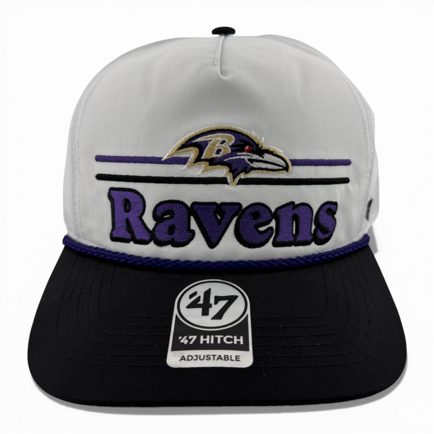 '47 Brand Baltimore Ravens NFL Campscape Rope Hitch A-Frame Snapback Adjustable