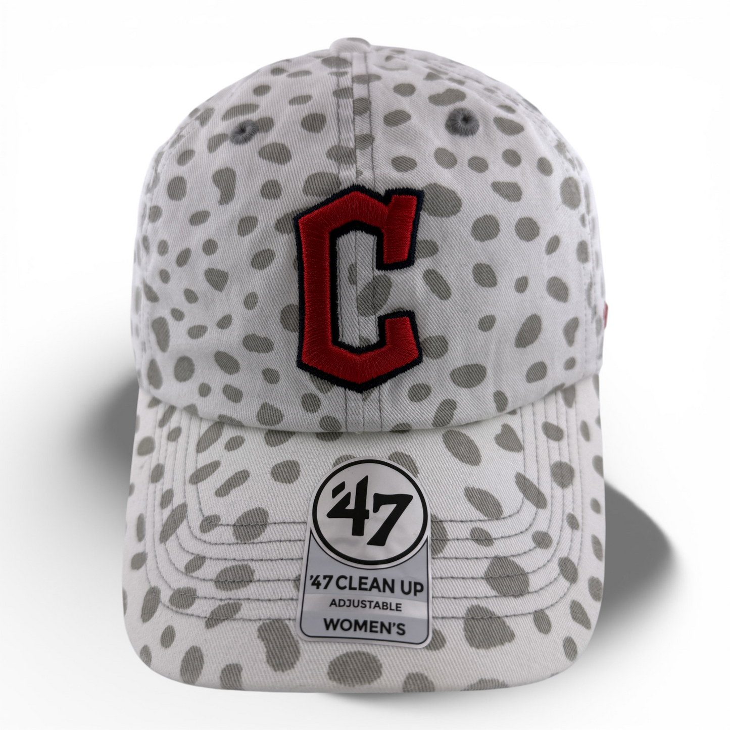 '47 Brand Cleveland Guardians MLB Cheetah Clean Up Women's Adjustable Dad Hat