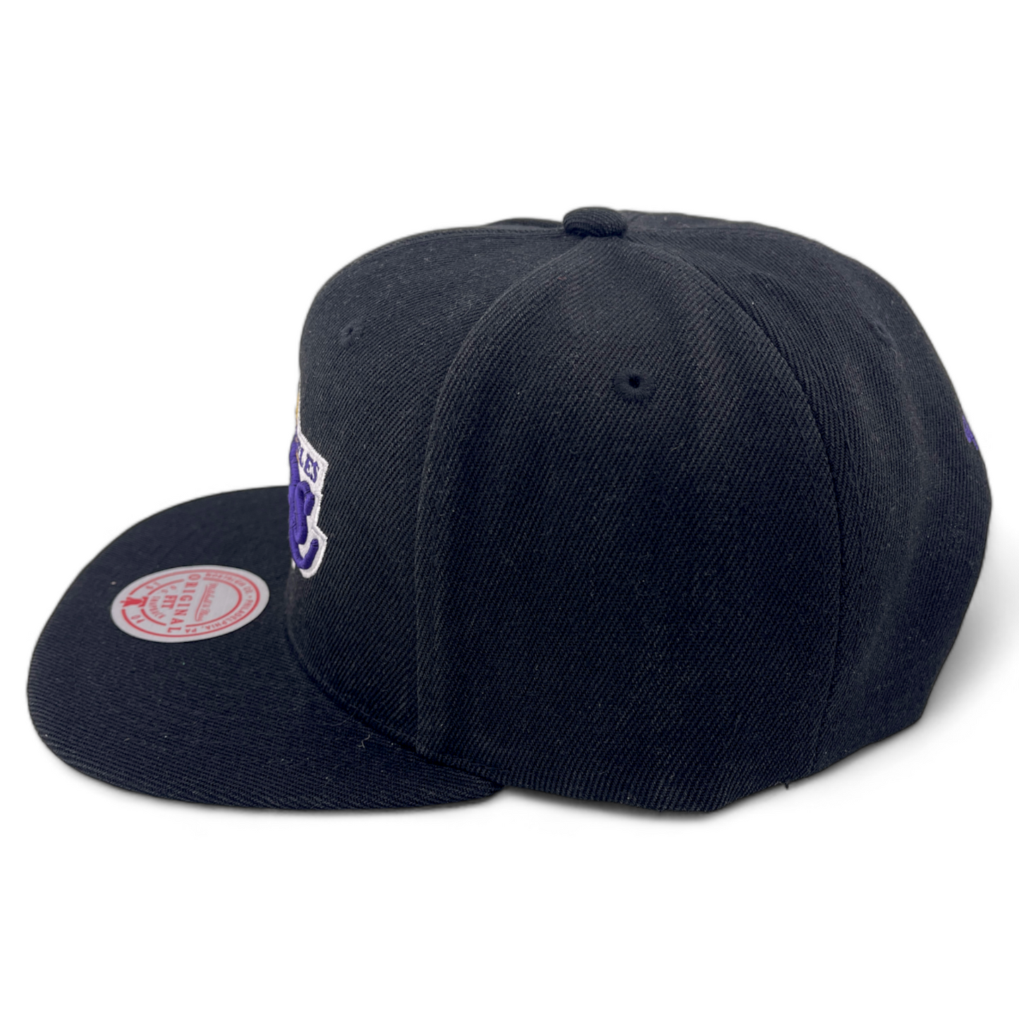 Mitchell & Ness Los Angeles Lakers NBA Core Basic Classic Logo Snapback Hat Cap