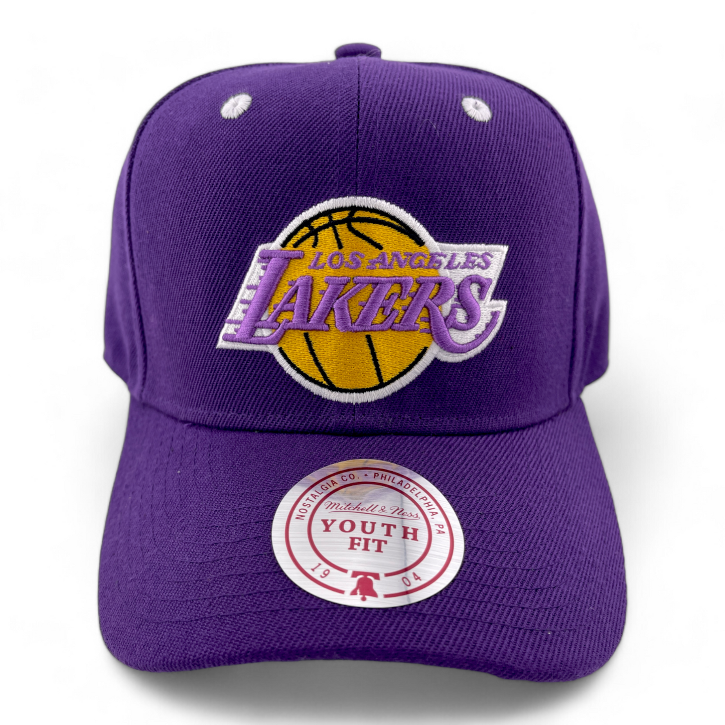 Mitchell & Ness Los Angeles Lakers NBA Snapback Adjustable Hat Cap Youth Fit