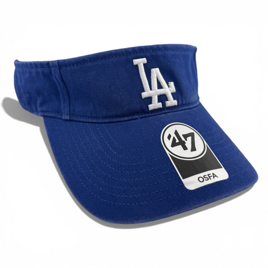 '47 Brand Los Angeles Dodgers MLB Blue Baseball Adjustable Golf Sun Visor OSFA
