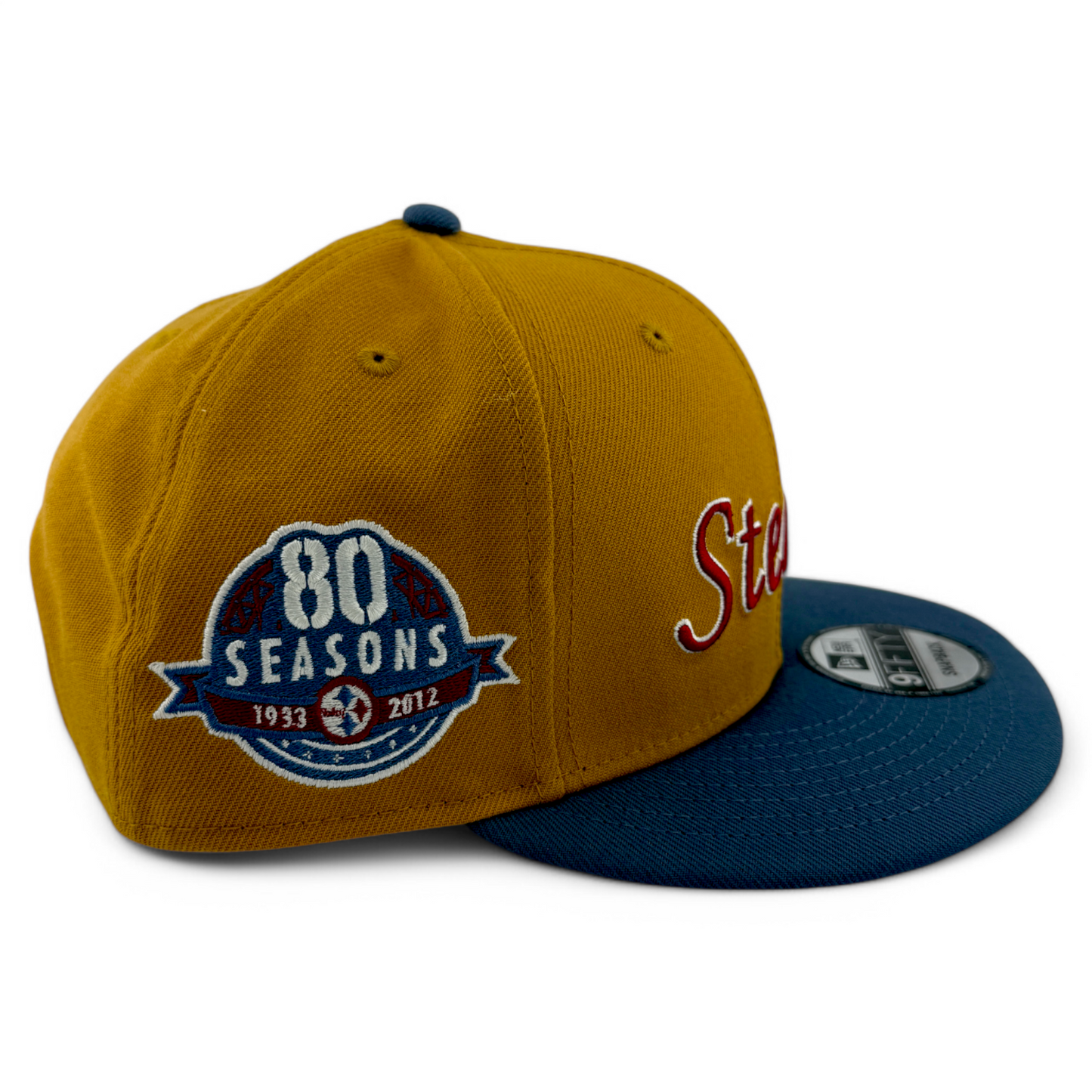 New Era Pittsburgh Steelers NFL Panama Tan 9FIFTY Snapback Adjustable Hat Cap