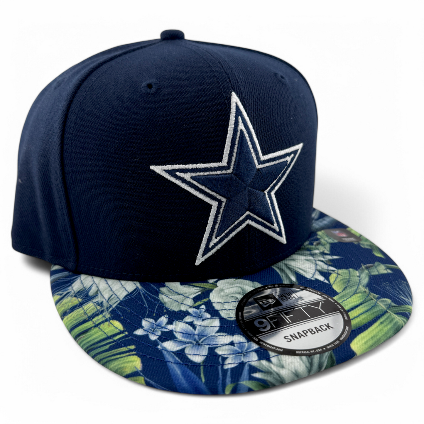 New Era Dallas Cowboys NFL Floral Go Navy 9Fifty Snapback Adjustable Hat Cap