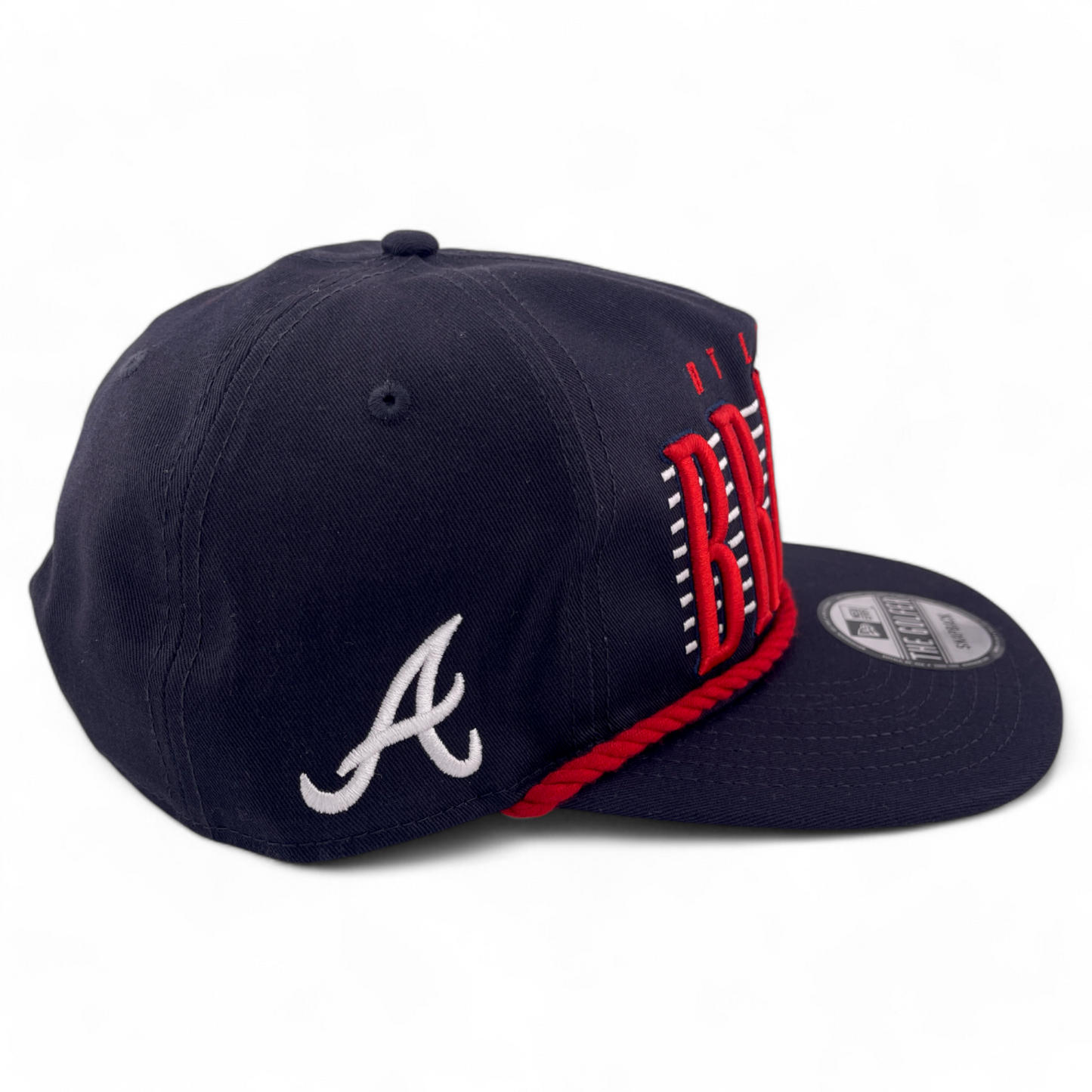 New Era Atlanta Braves MLB The Golfer Line A-Frame Snapback Adjustable Hat