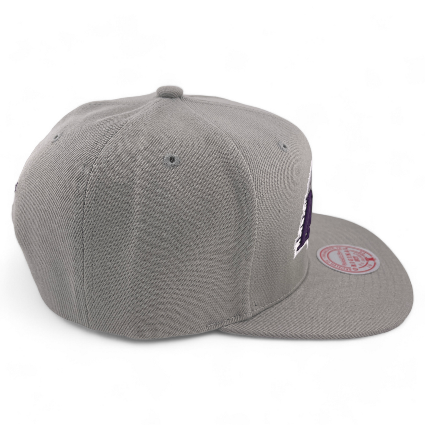 Mitchell & Ness Los Angeles Lakers NBA 75th Silver/Purple Snapback Hat Cap