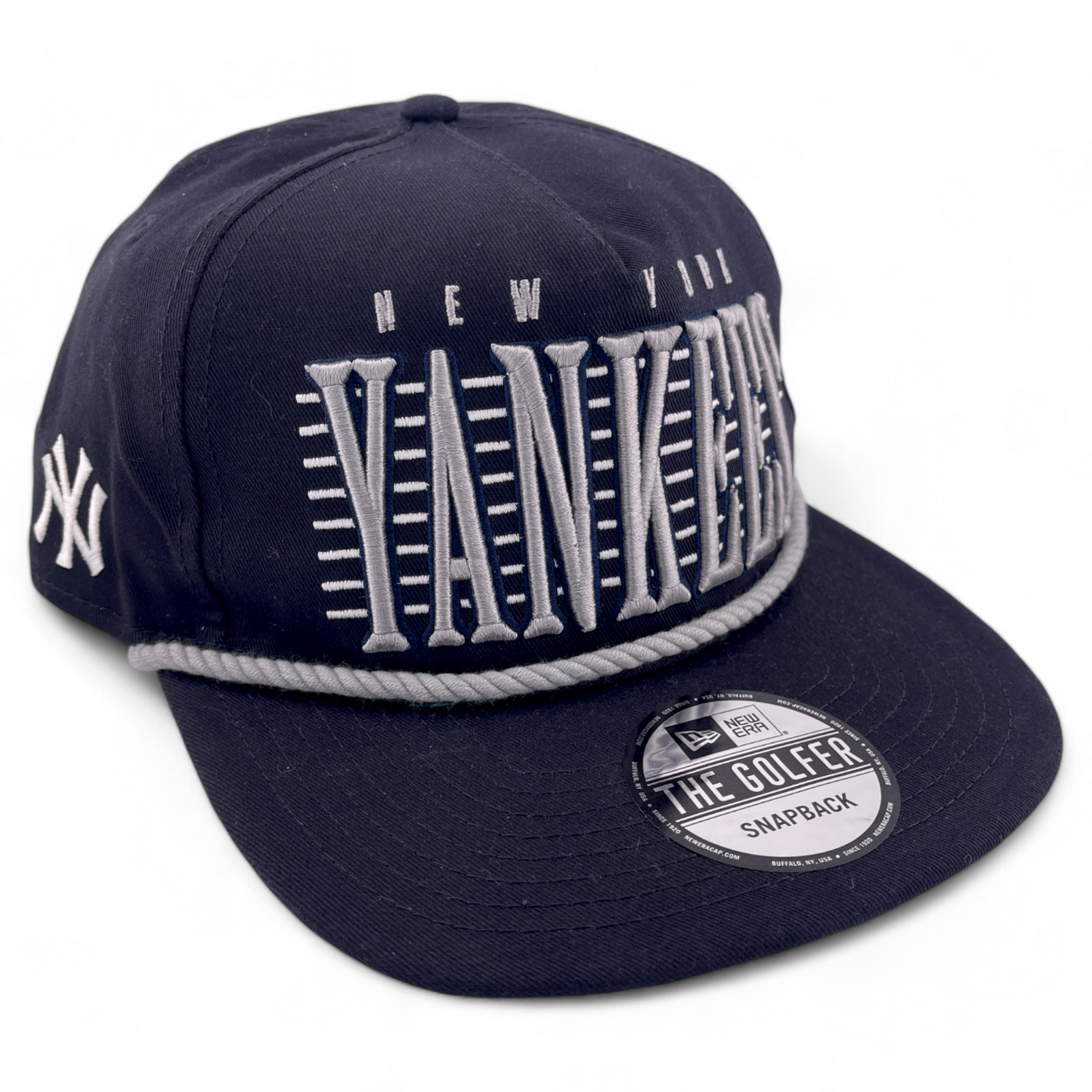 New Era New York Yankees MLB The Golfer Line A-Frame Snapback Adjustable Hat Cap