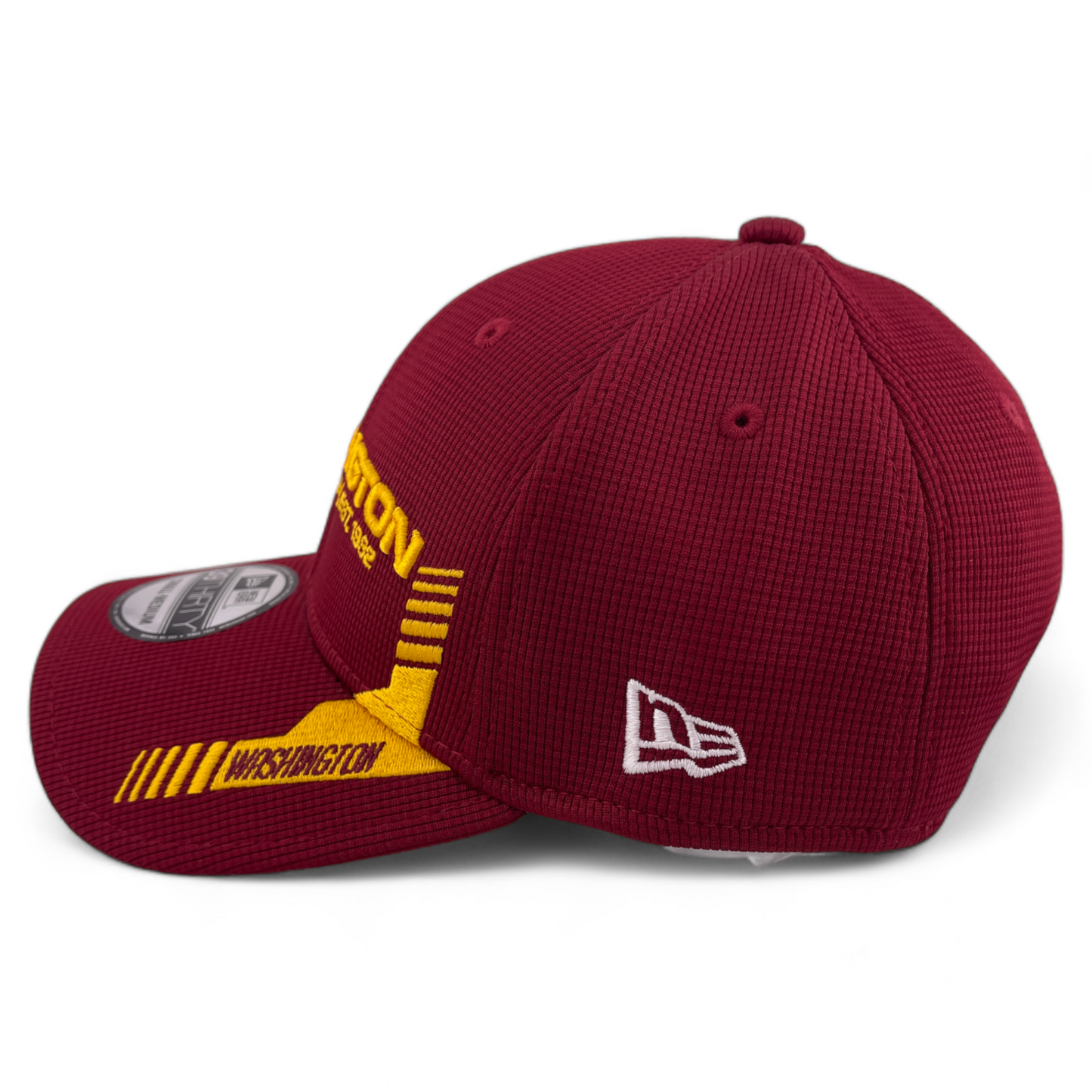 New Era Washington Football Team NFL 2021 Sideline Home Maroon 39Thirty Hat Cap