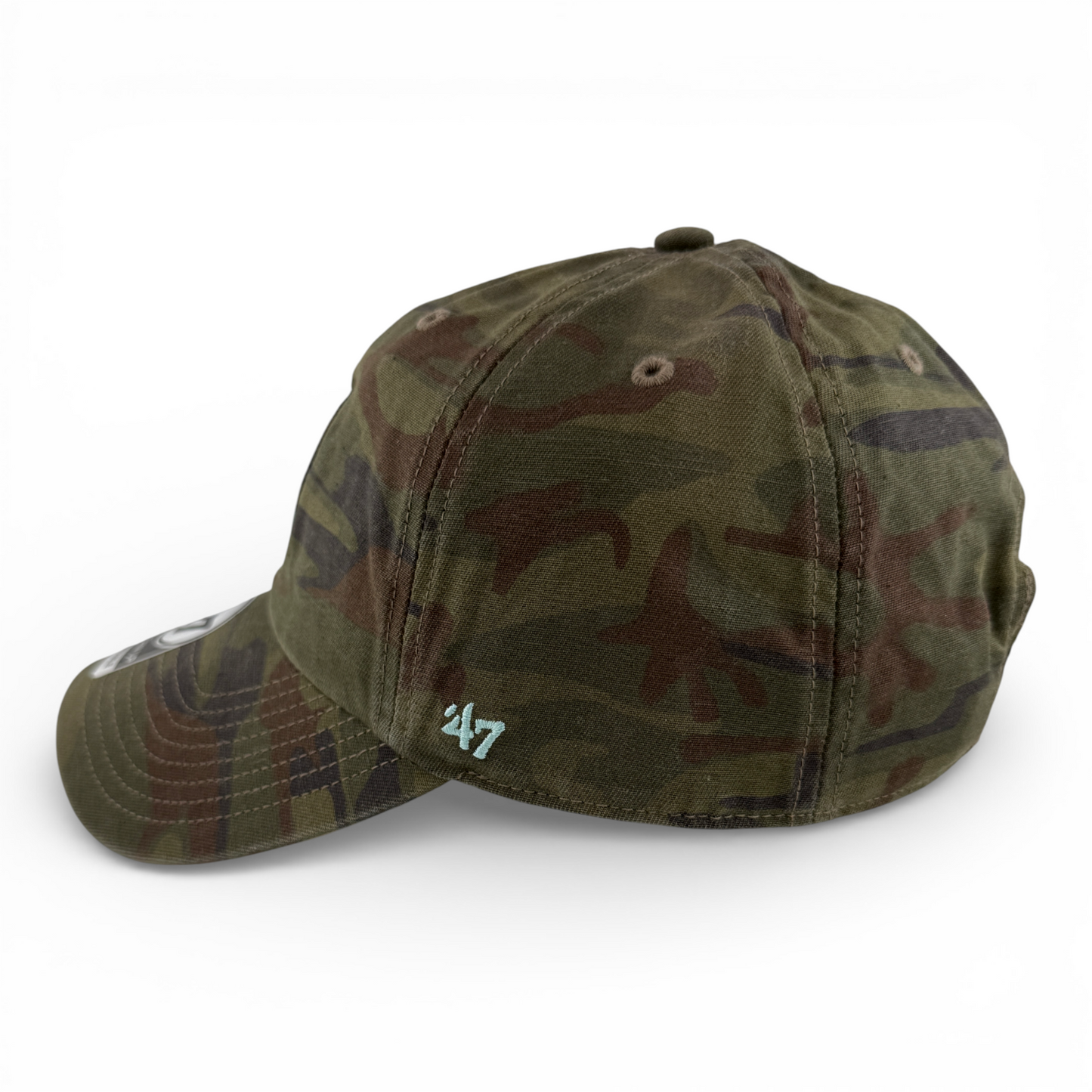 '47 Brand Washington Nationals MLB Woodland Camo Clean Up Adjustable Dad Hat Cap
