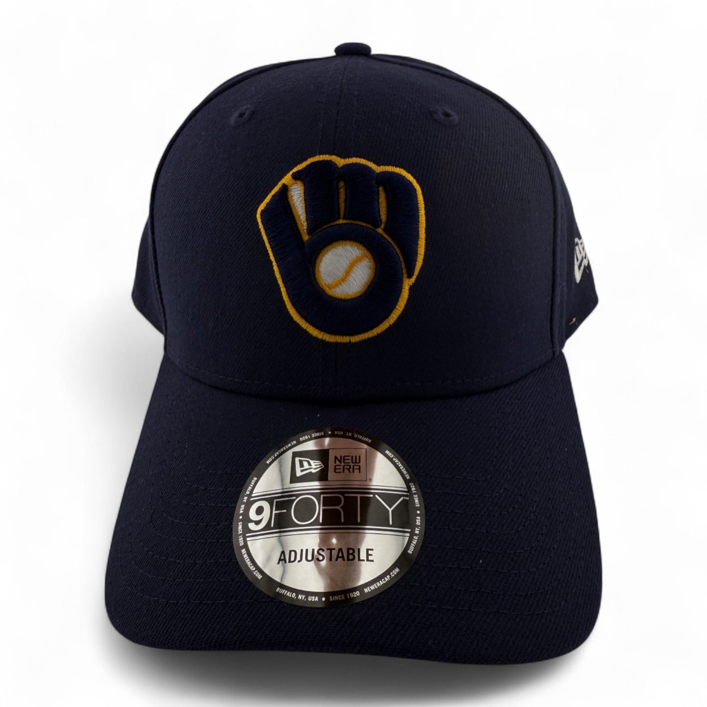 New Era Milwaukee Brewers MLB Core Classic Alt Blue 9Forty Adjustable Hat Cap