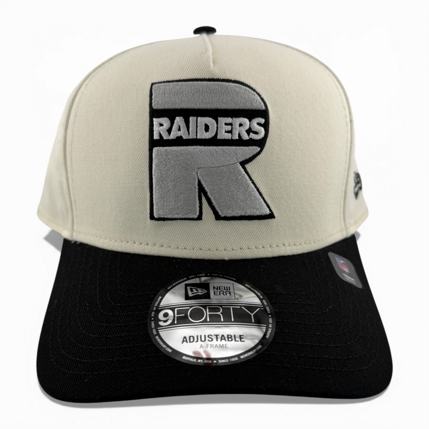 New Era Las Vegas Raiders NFL Deceptor A-Frame 9Forty Snapback Adjustable Hat