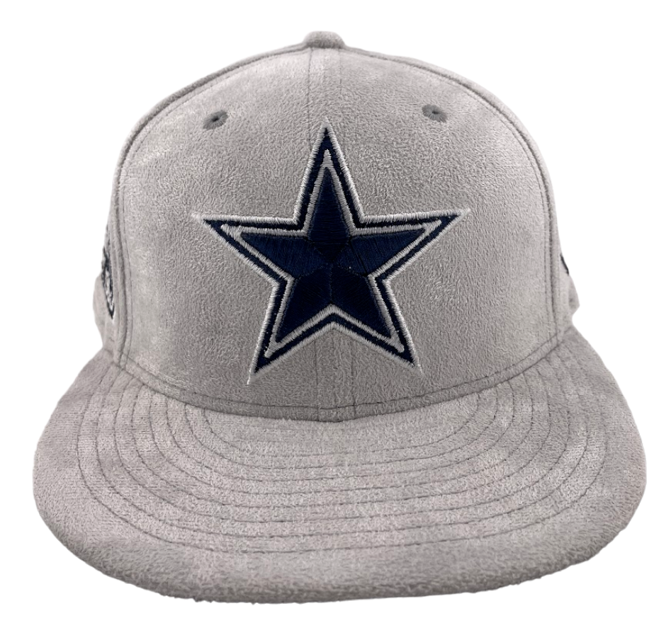 New Era Dallas Cowboys Pro Image Custom Metallic Suede Patch 59FIFTY Fitted Hat Cap