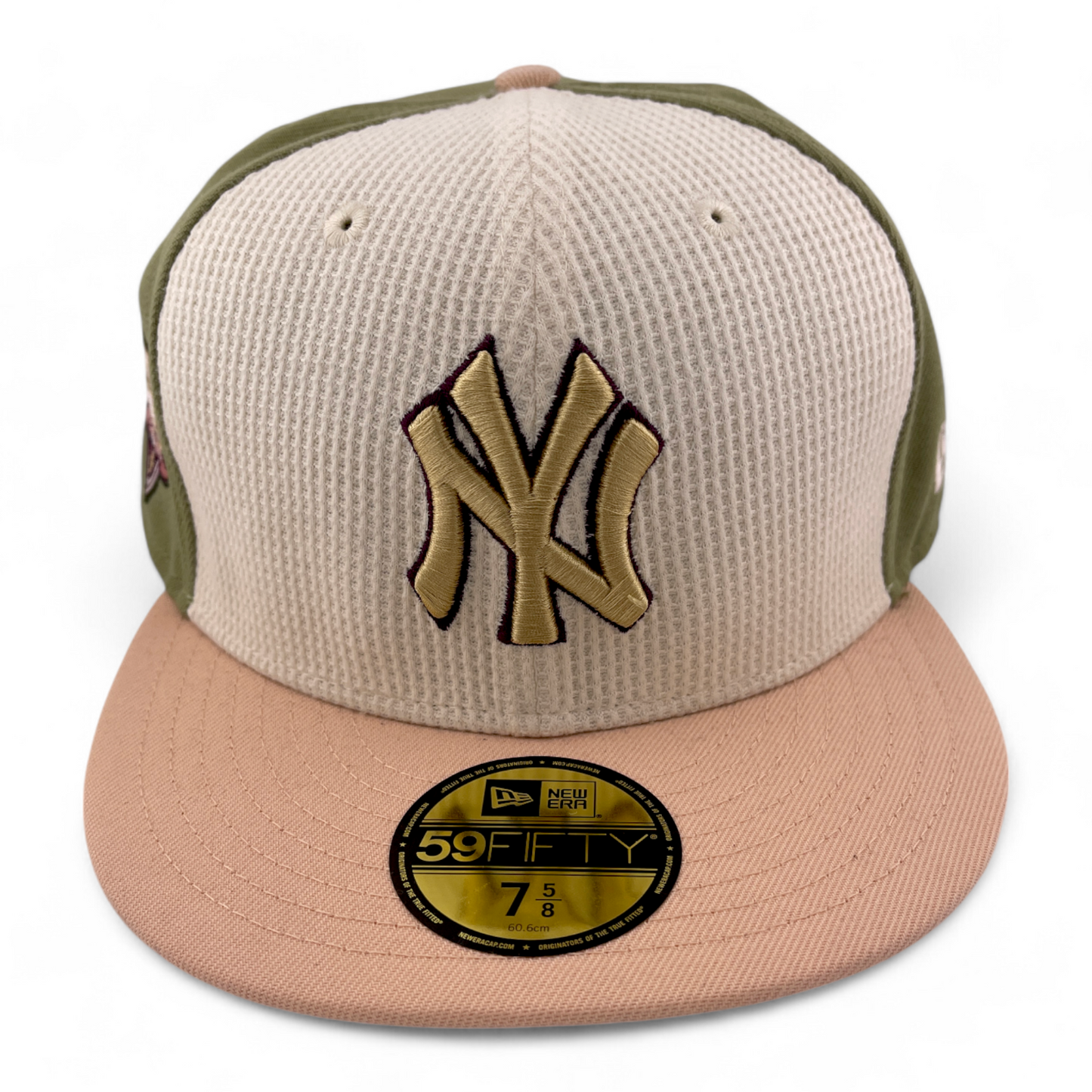 New Era New York Yankees MLB Thermal Front Pack Green/Cream 59FIFTY Fitted Hat