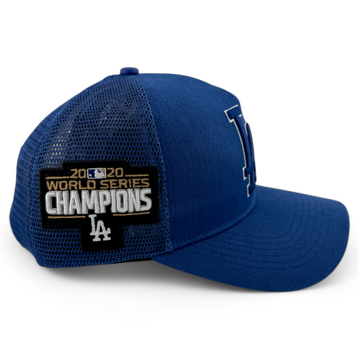 Pro Standard Los Angeles Dodgers Mesh Trucker Adjustable A-Frame Snapback Cap