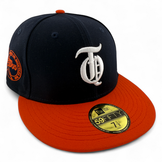 New Era Tigres de Quintana Roo México League LMB Navy 59FIFTY Fitted Hat Cap