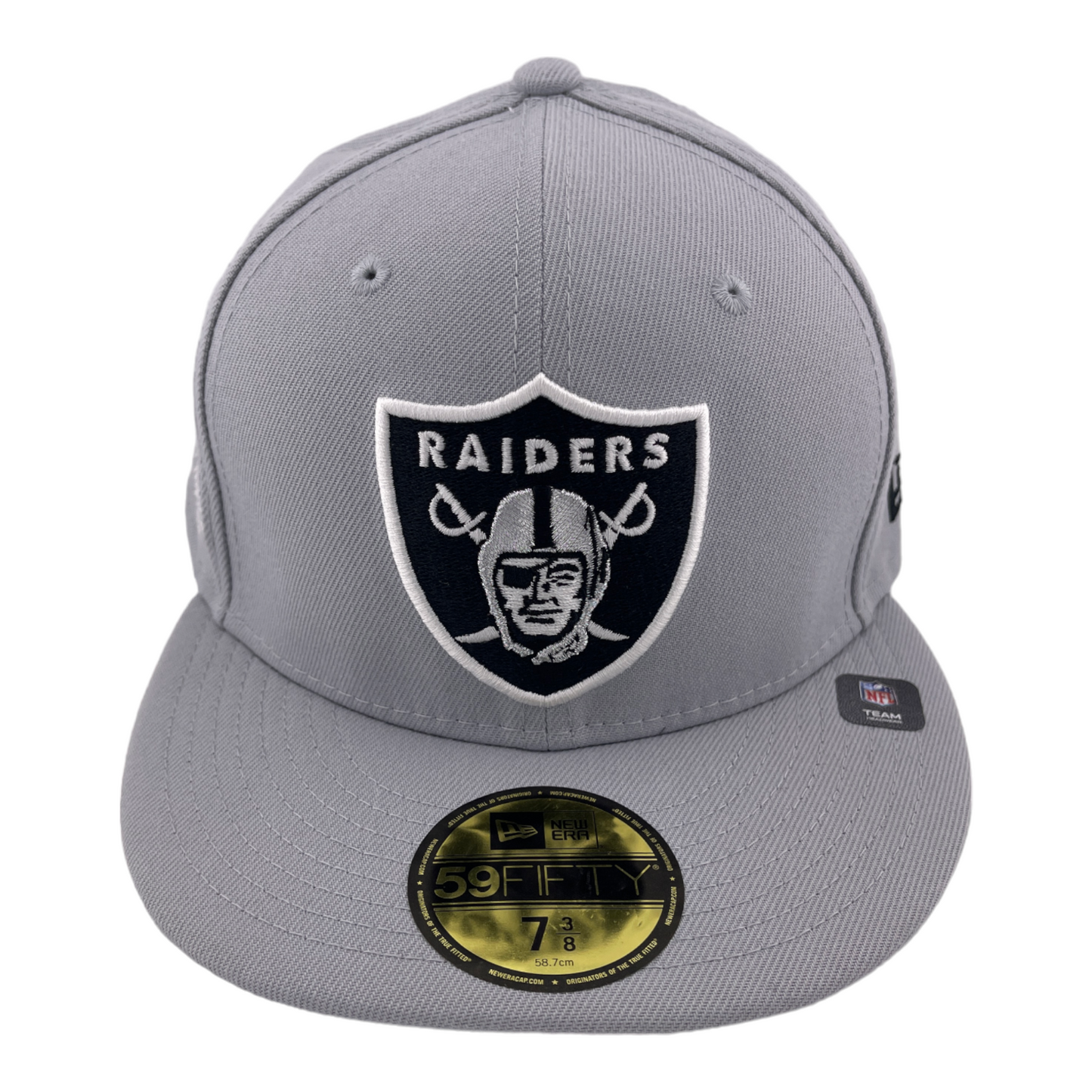 New Era Las Vegas Raiders Pro Bowl Patch Grey/Tie Dye UV 59Fifty Fitted Hat Cap