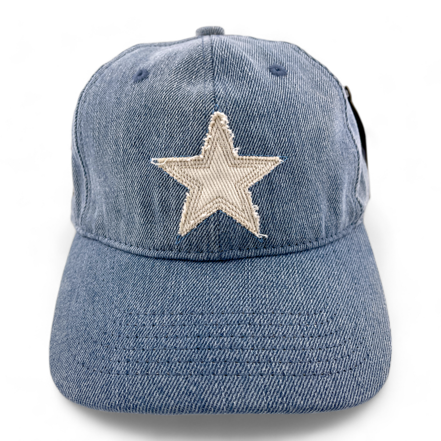 Pro Standard Dallas Cowboys Womens Varsity Blues Denim Adjustable Dad Hat Cap