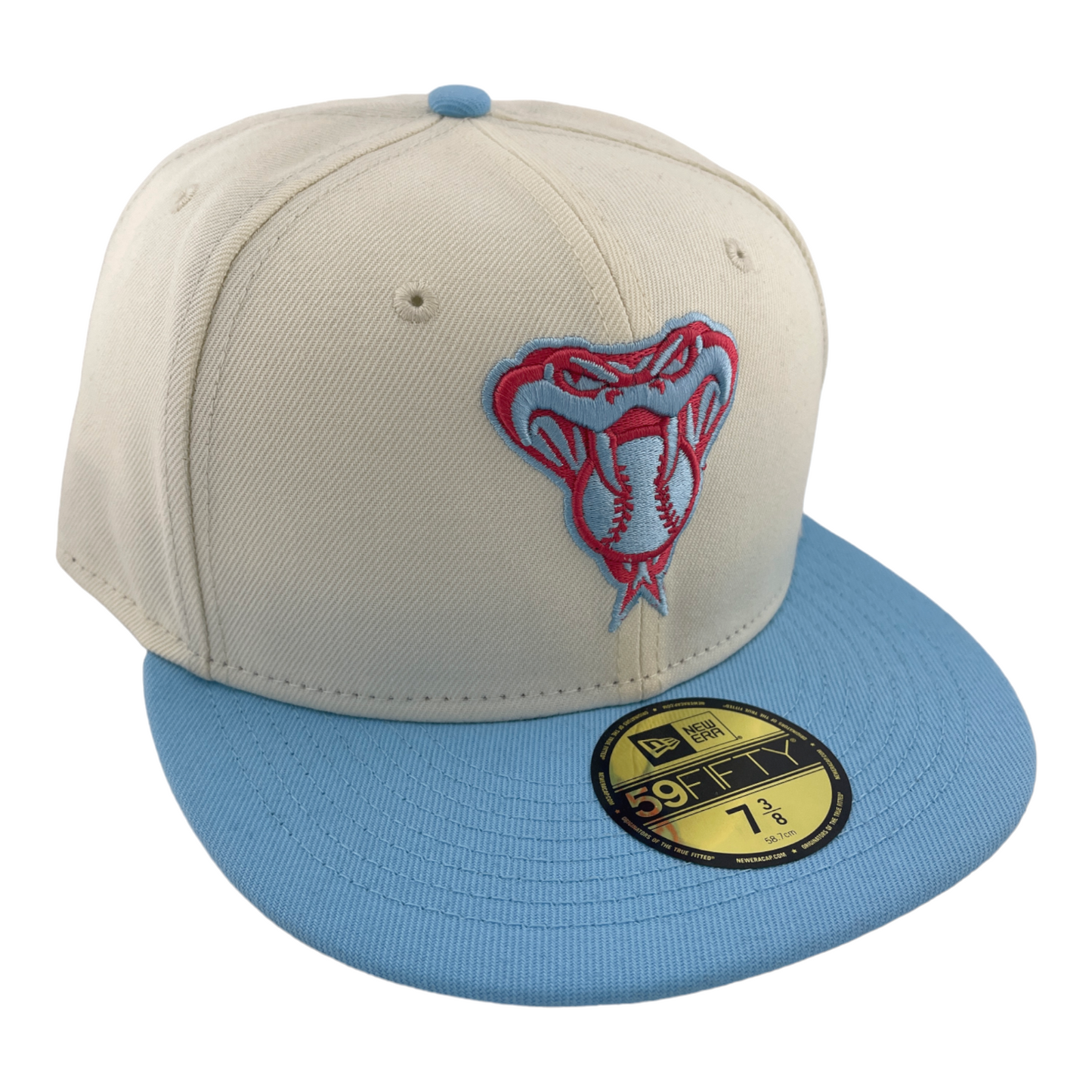 New Era Arizona Diamondbacks Alternate Logo Cream/Teal 59FIFTY Hat Cap