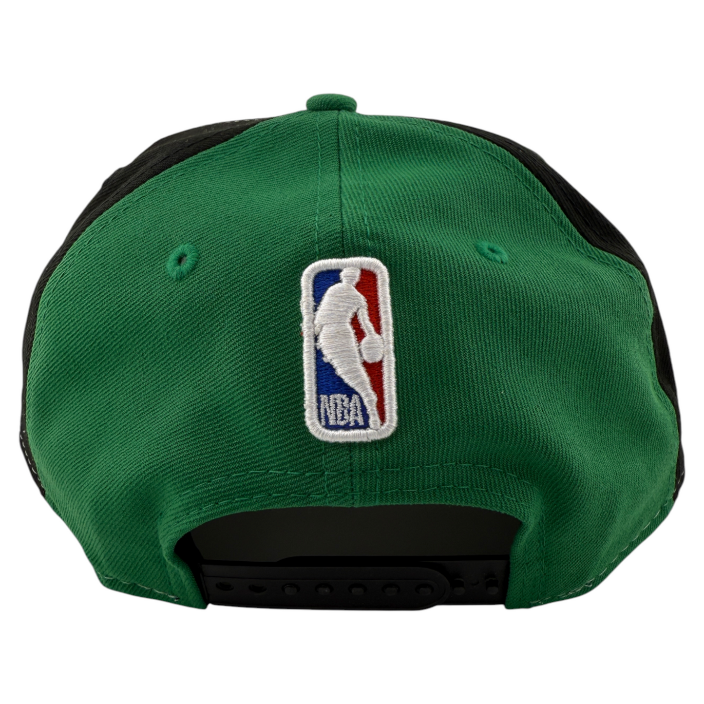 New Era Boston Celtics NBA 2023 Back Half Black/Green 9Fifty Snapback Hat Cap