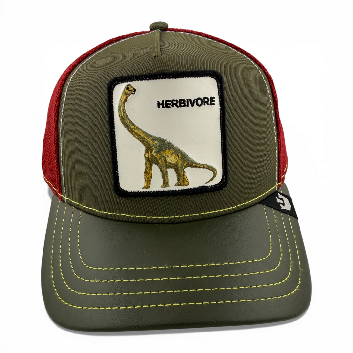 Goorin Bros Herbivore Dino Thunder Lizard Farm Mesh Trucker Snapback Adjustable