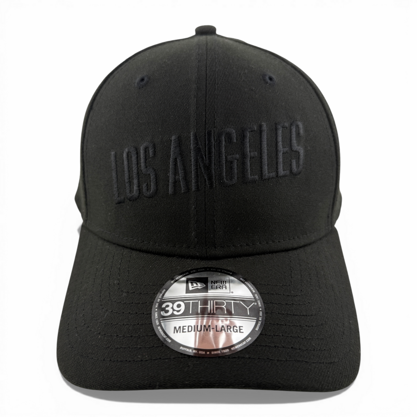 New Era Los Angeles Dodgers MLB All Blackout City Connect 39Thirty Flex Fit Hat