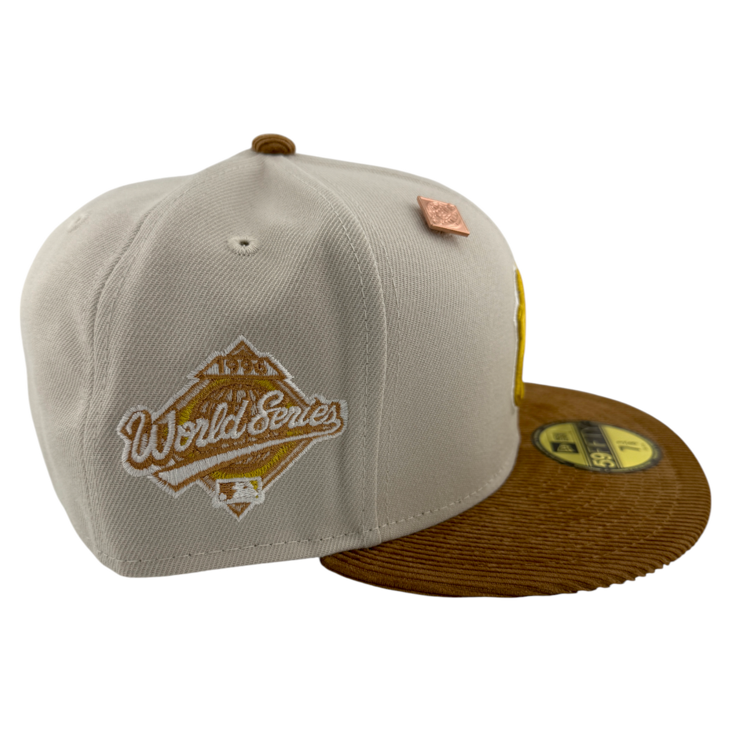 New Era New York Yankees MLB Corduroy Visor Capsule Exclusive 59FIFTY Fitted Hat