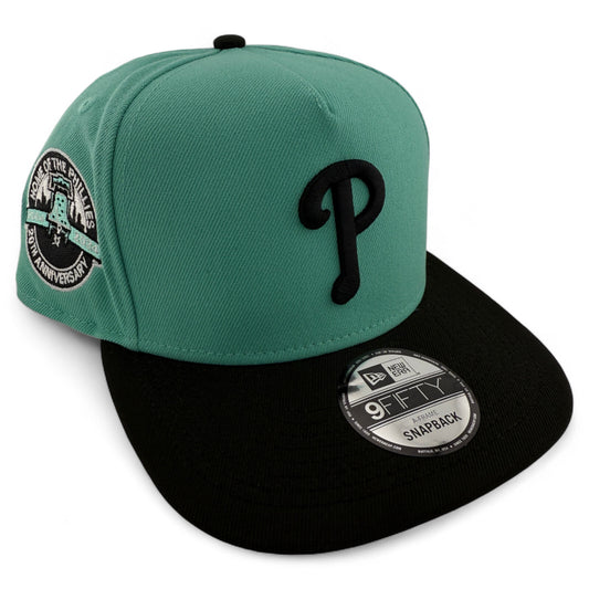 New Era Pittsburgh Pirates MLB Mint A-Frame 9FIFTY Snapback Adjustable Hat Cap
