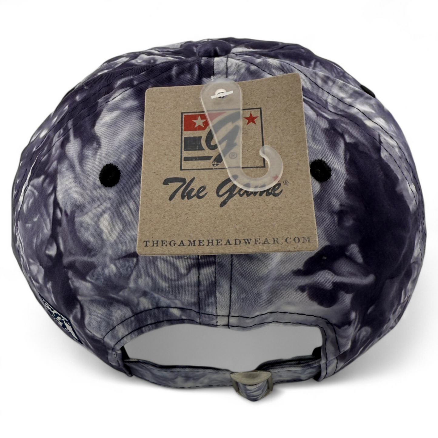 The Game GB482 Navy Tonal Tie Dye Blank Twill Unstructured Adjustable Dad Hat