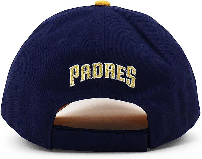 New Era San Diego Padres The League Blue Yellow 9Forty Adjustable Hat Cap