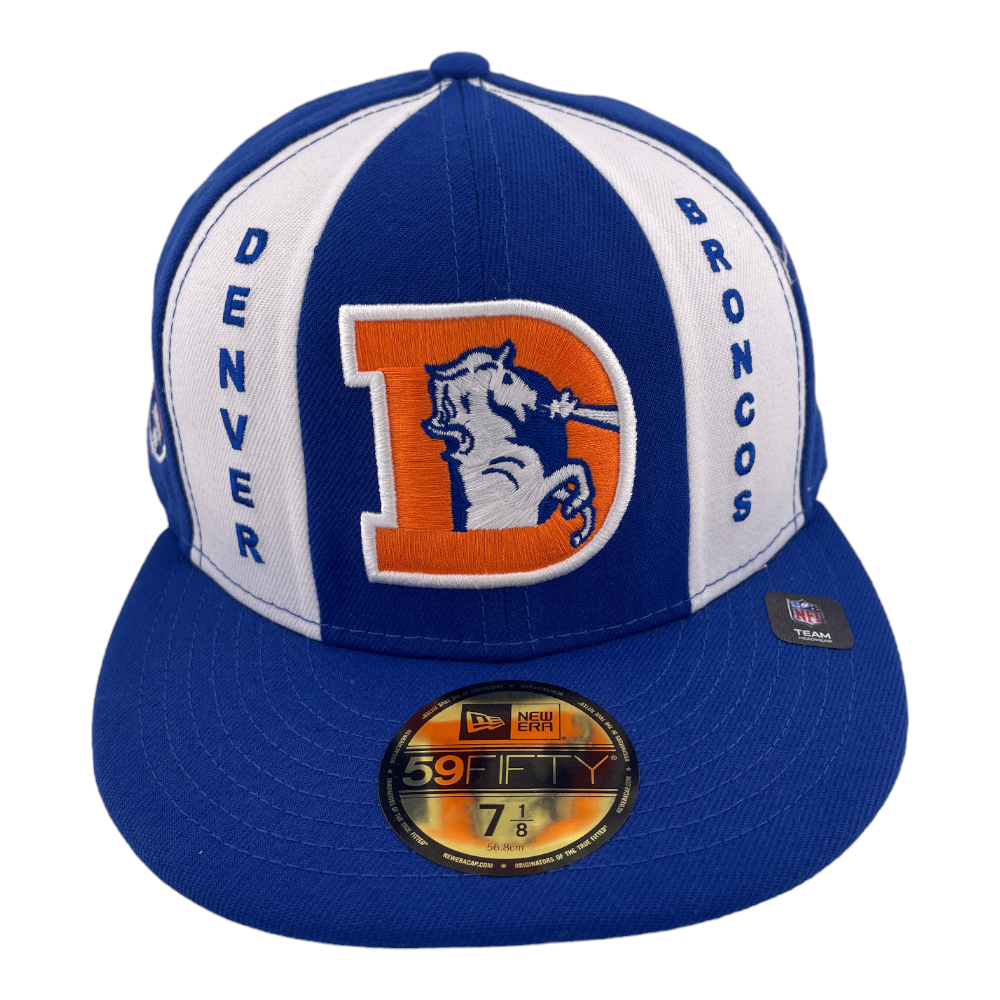 New Era Denver Broncos Pro Image 2022 Pinwheel Side Patch 59FIFTY Fitted Hat Cap