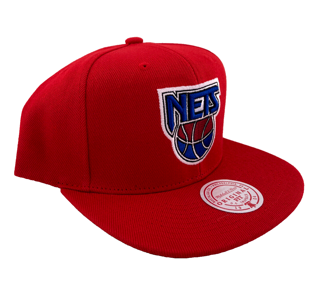 Mitchell & Ness Brooklyn Nets NBA HWC Core Basic Red/Green UV Snapback Hat