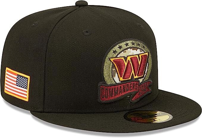 New Era Washington Commanders Salute to Service 2022 NFL 59FIFTY Fitted Hat Cap