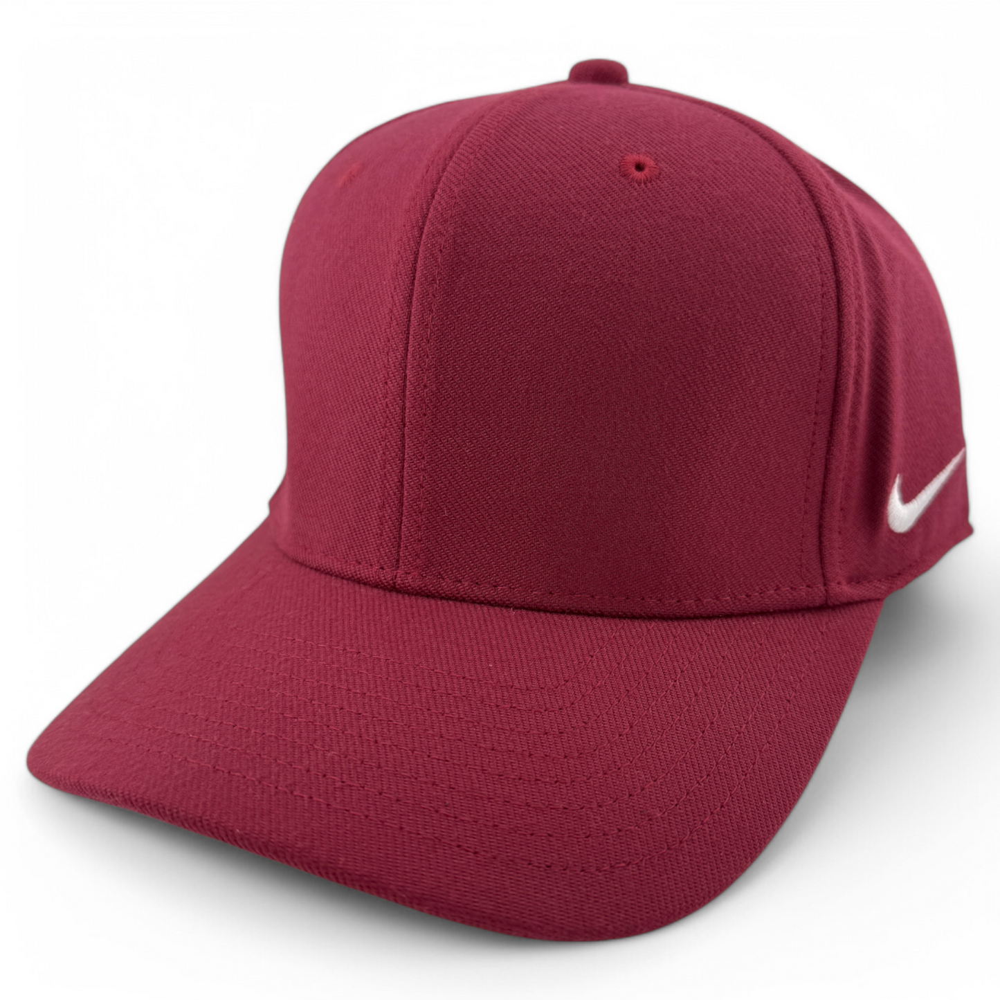 Nike Team Dri-FIT Cardinal Maroon BLANK for CUSTOMS 867308-610 Flex Fit Hat Cap