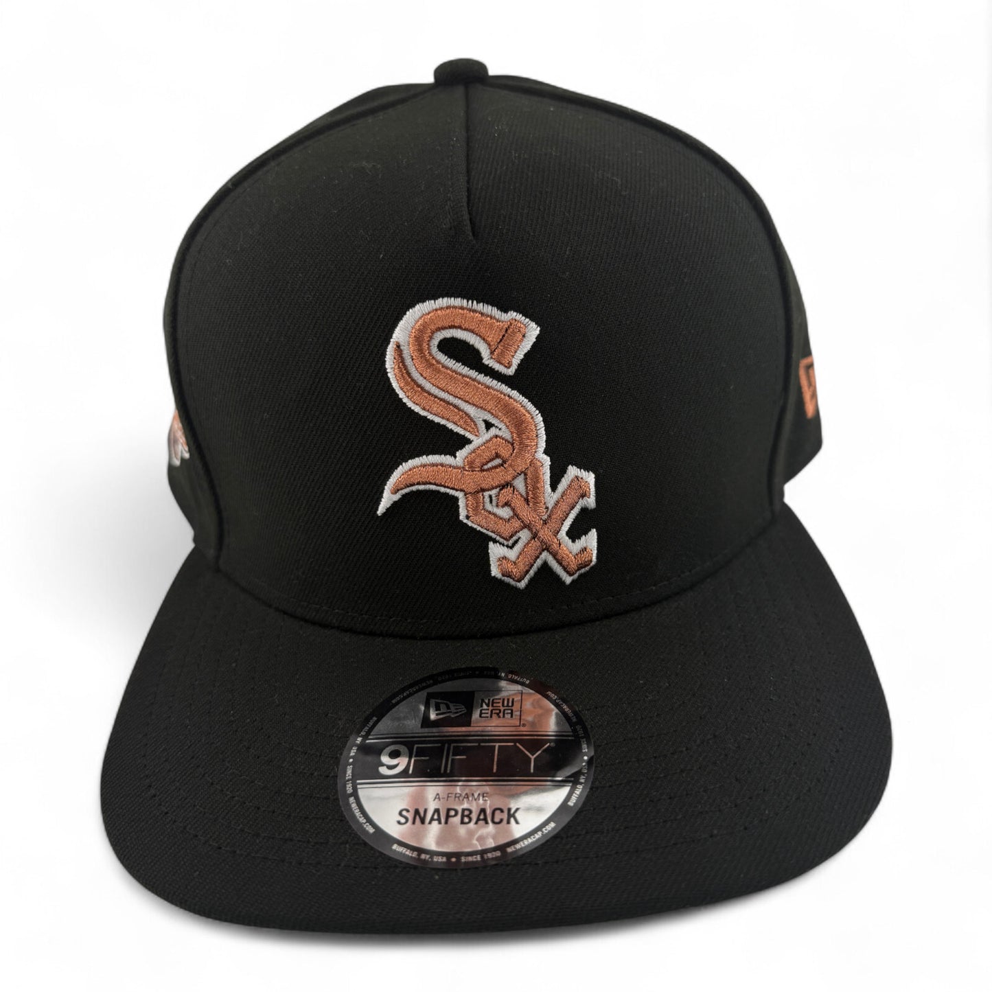 New Era Chicago White Sox MLB Copper A-Frame 9FIFTY Snapback Adjustable Hat Cap