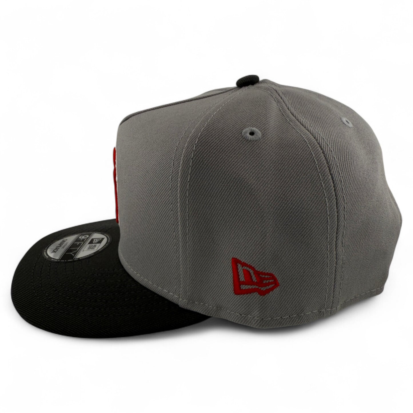 New Era New York Yankees MLB Grey A-Frame 9FIFTY Snapback Adjustable Hat Cap