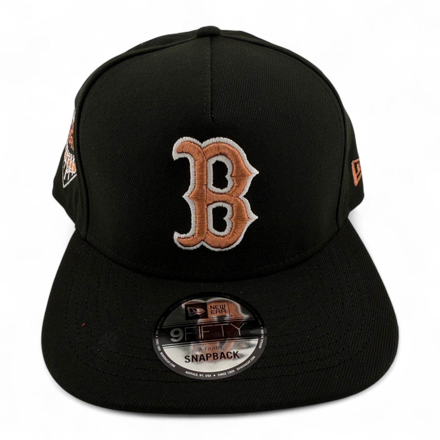 New Era Boston Red Sox MLB Copper A-Frame 9FIFTY Snapback Adjustable Hat Cap