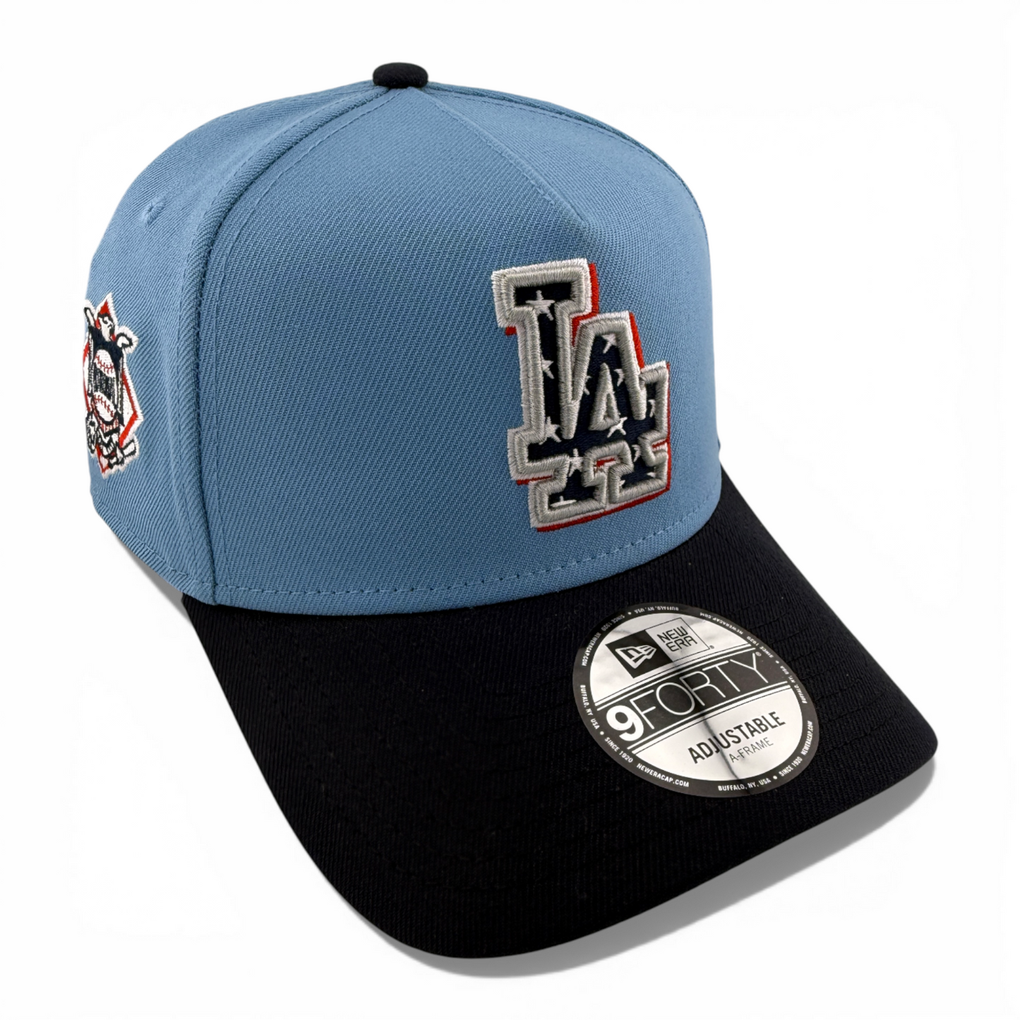 New Era Los Angeles Dodgers USA Flag Logo A-Frame 9Forty Snapback Adjustable Hat