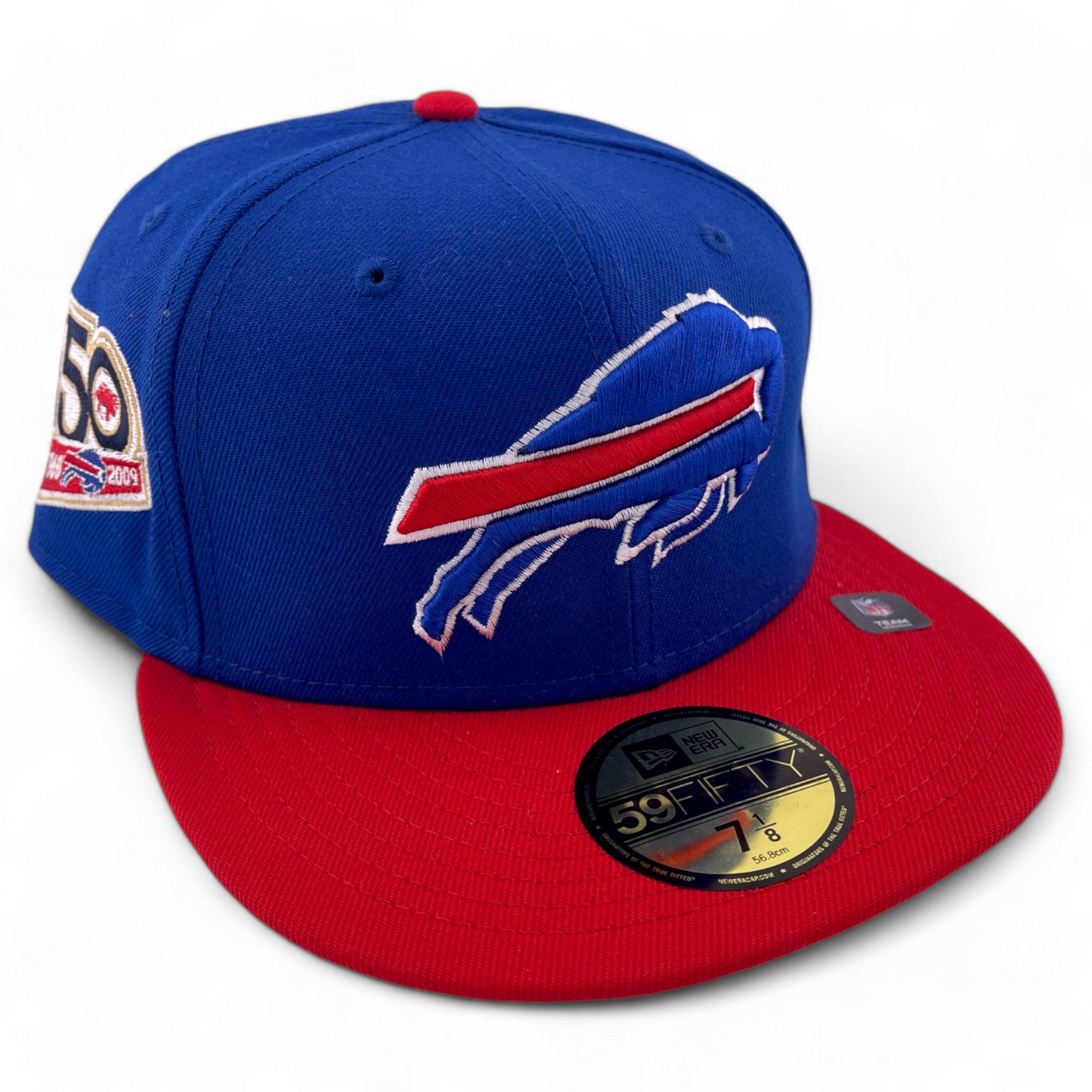 New Era Buffalo Bills NFL 2-Tone Primary 50th Anniversary 59FIFTY Fitted Hat Cap