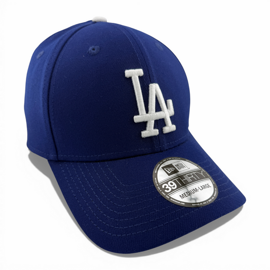 New Era Los Angeles Dodgers MLB Team Classic White Logo 39Thirty Flex Fit Hat