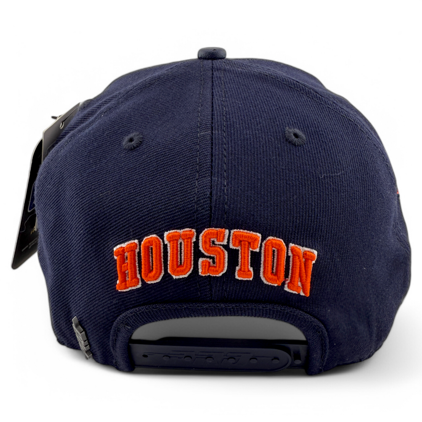 Pro Standard Houston Astros Side Patch Navy/Orange Adjustable Snapback Hat Cap