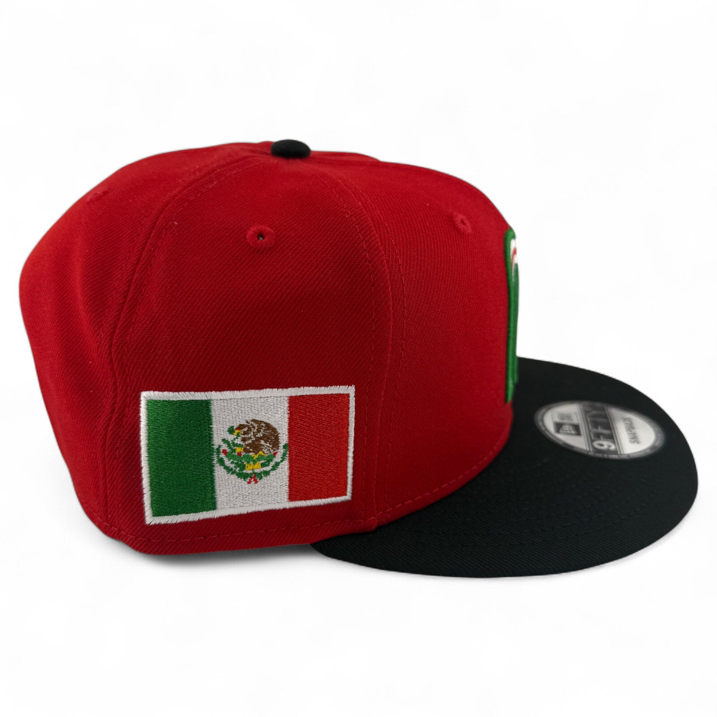 New Era Mexico National Team LMB Scarlet Flag 9FIFTY Snapback Adjustable Hat Cap
