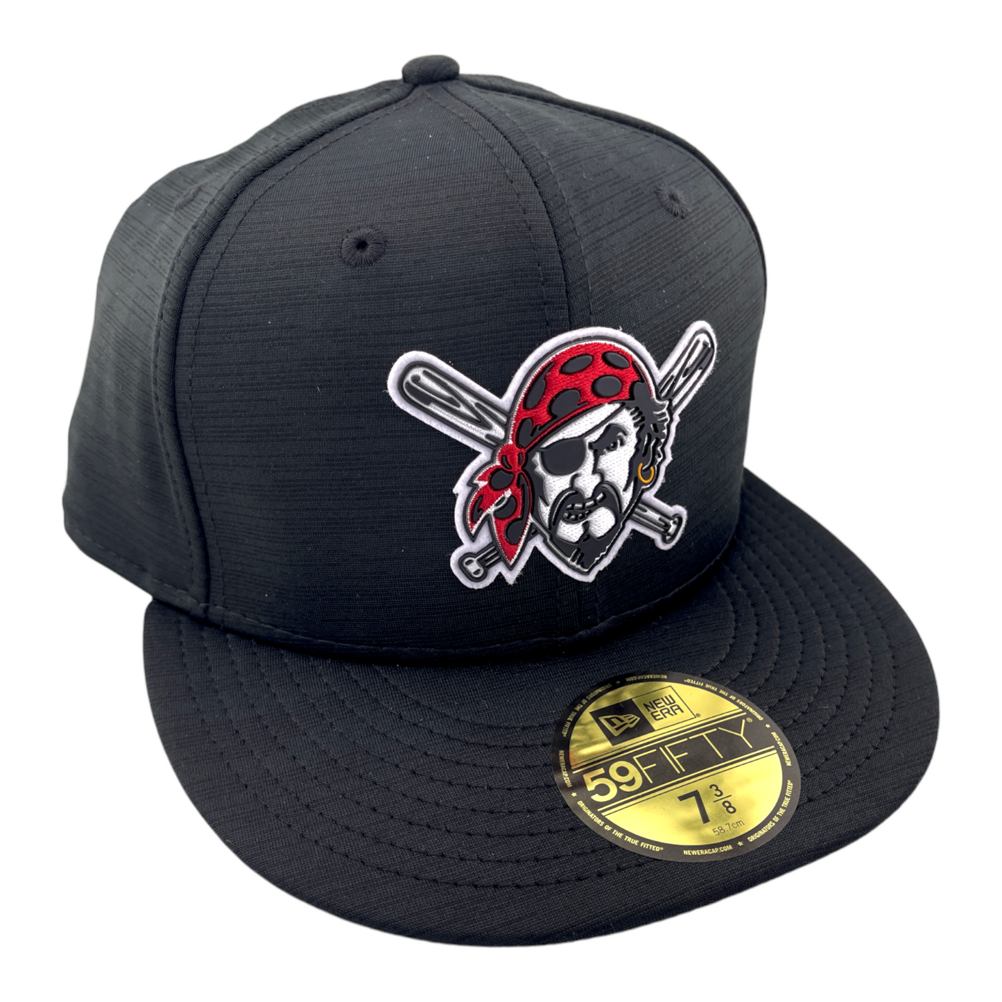 New Era Pittsburgh Pirates 2023 Clubhouse Black/Grey UV MLB 59FIFTY Fitted Hat Cap