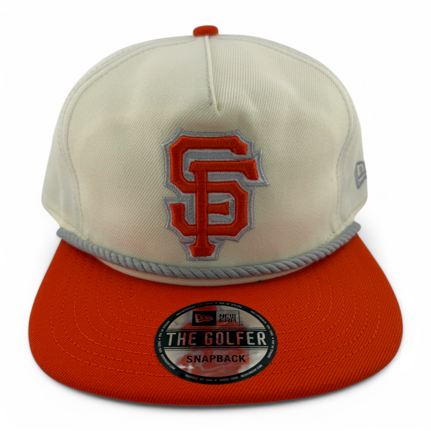 New Era San Francisco Giants City Golfer Rope A-Frame Snapback Adjustable Hat