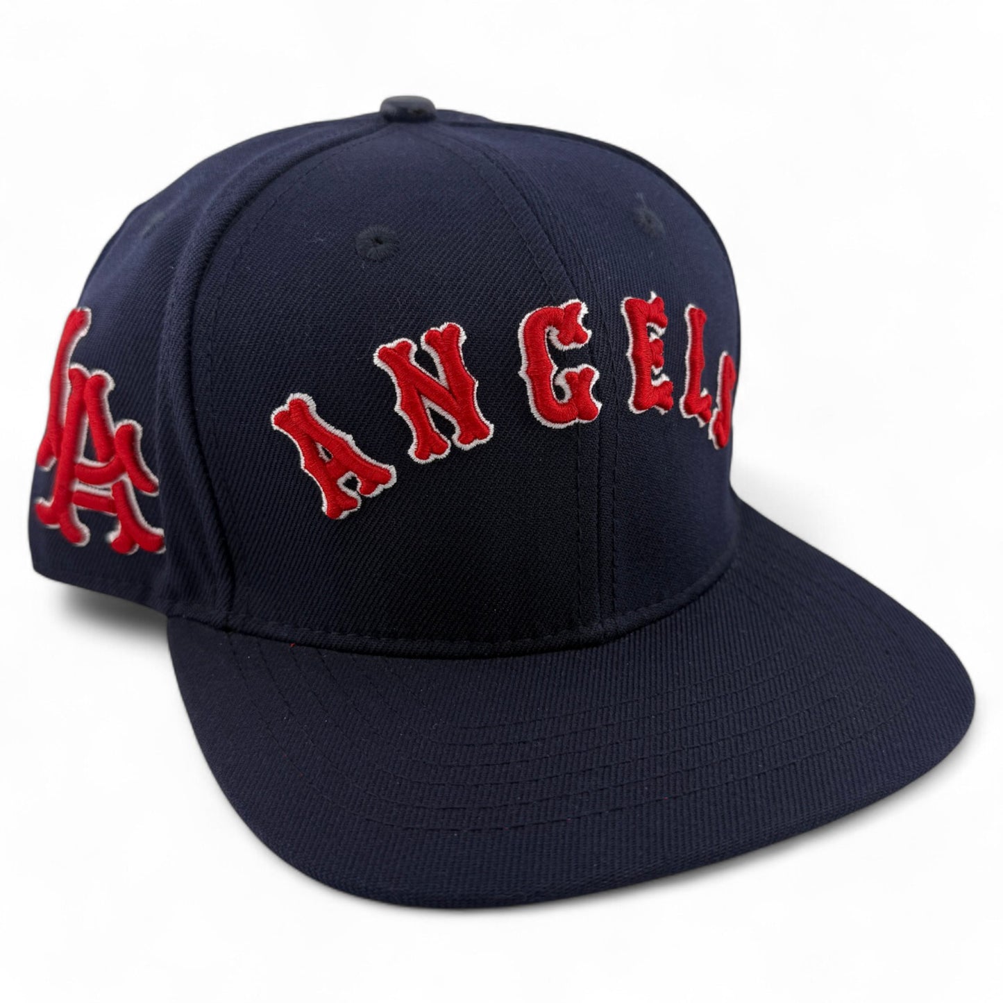 Pro Standard Los Angels Angels MLB LA Script Patch Navy Adjustable Snapback Hat
