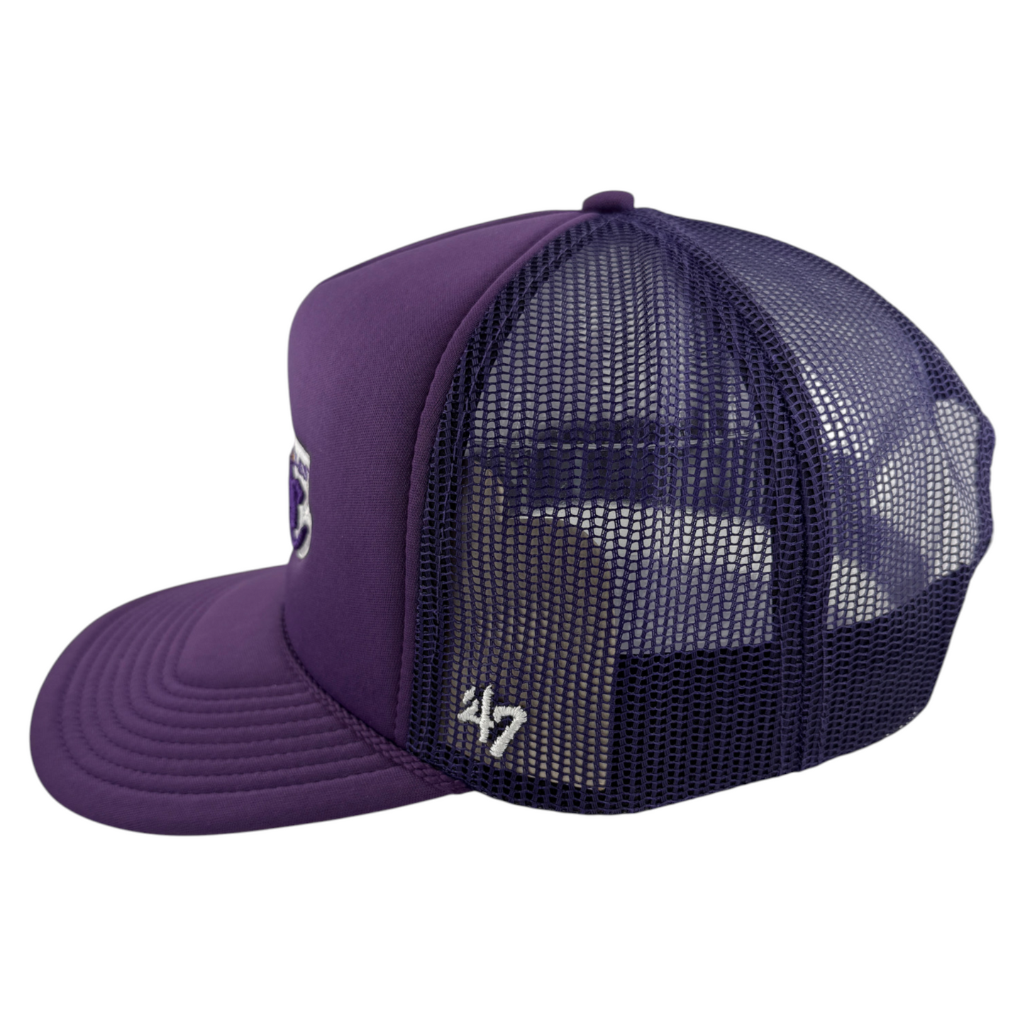 '47 Brand Los Angeles Lakers NBA Foam Trucker A-Frame Snapback Adjustable Hat