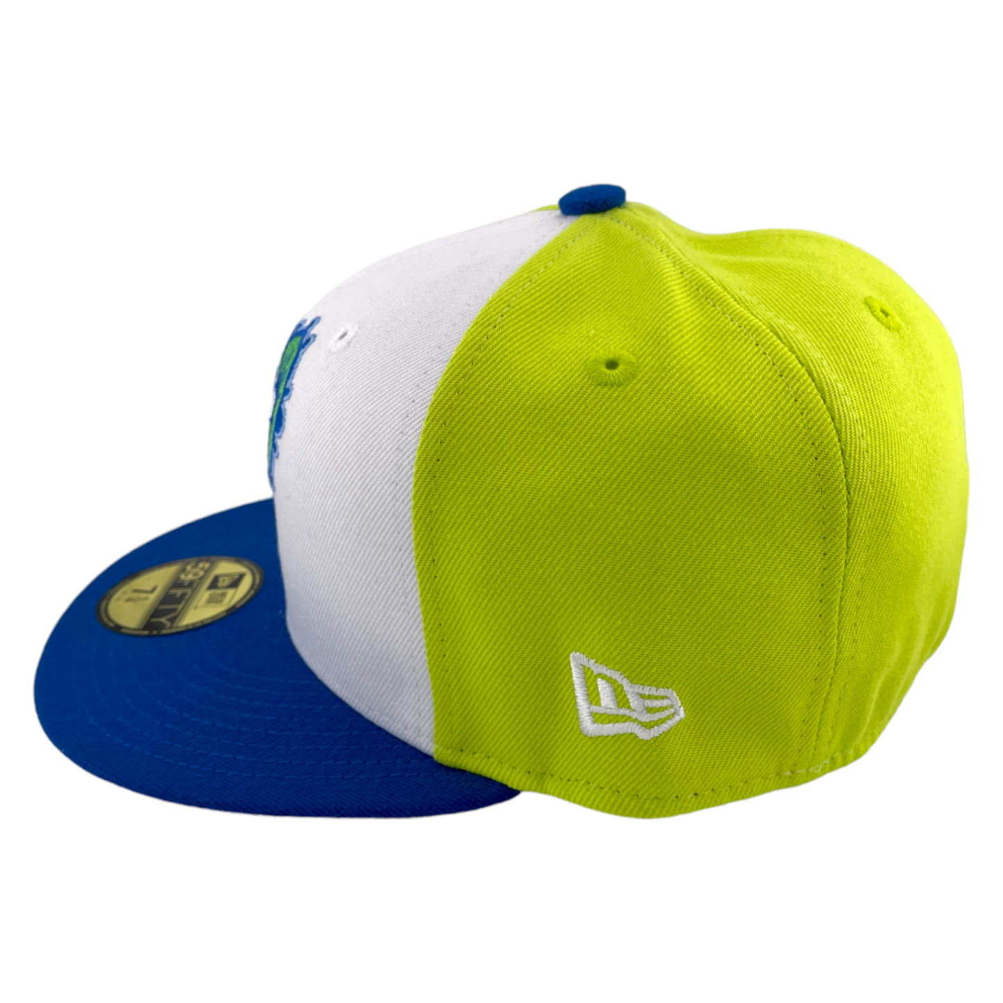 New Era El Paso Margaritas Lime Green/Blue/White/Black MiLB 59Fifty Fitted Hat Cap