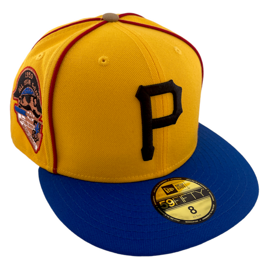 New Era Pittsburgh Pirates MLB Lasso Toy Pack Gold Tan UV 59Fifty Fitted Hat Cap