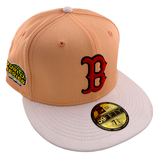 New Era Boston Red Sox MLB 2004 World Series Rolling Papers 59Fifty Fitted Hat Cap