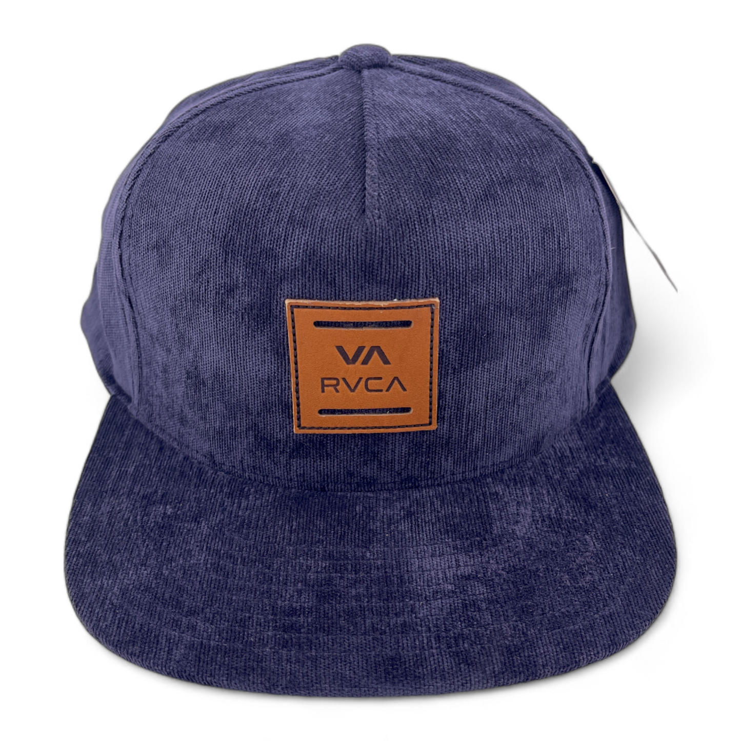 NEW RVCA VA All The Way Velvet Dark Navy Blue Snapback Adjustable Hat Cap NWT