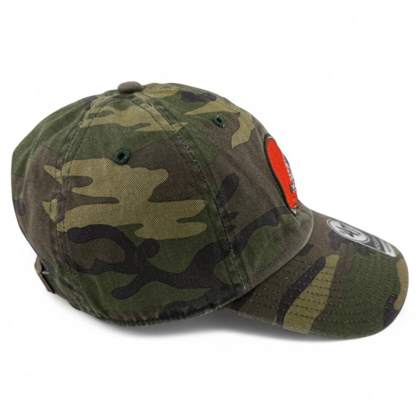 '47 Brand Cleveland Browns NFL Camouflage Mesh Clean Up Adjustable Dad Hat Cap
