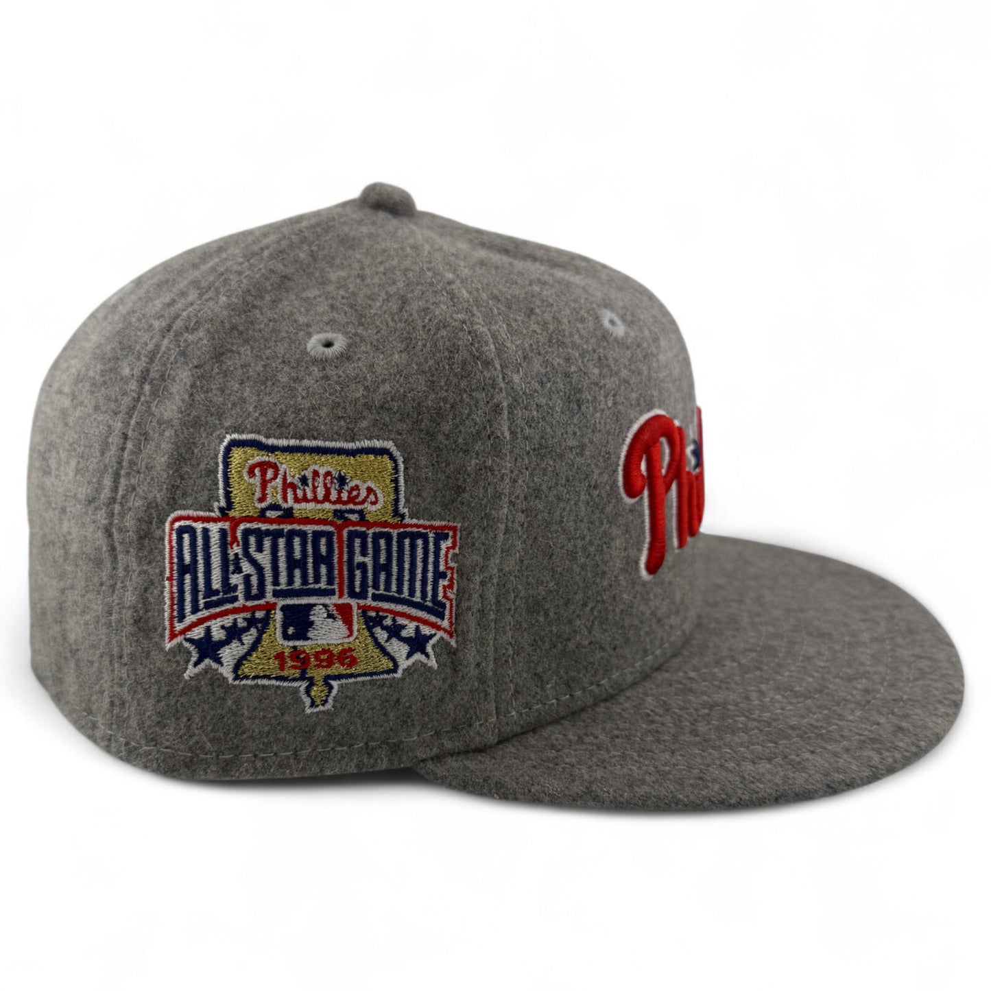 New Era Philadelphia Phillies MLB 1996 All-Star Grey Wool 59Fifty Fitted Hat Cap